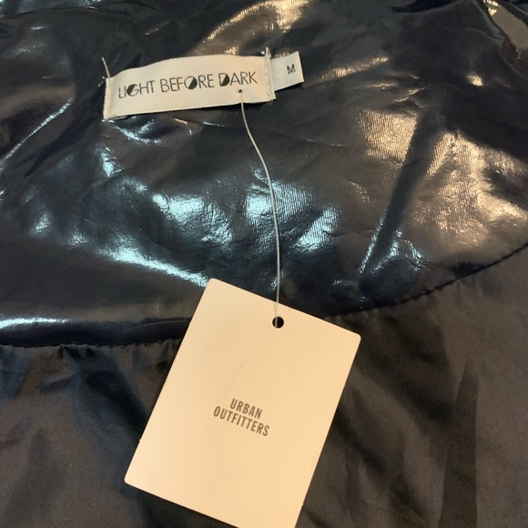 LIGHT BEFORE DARK  BUBBLE JACKET NAVY medium navy never worn - Picture 8 of 9